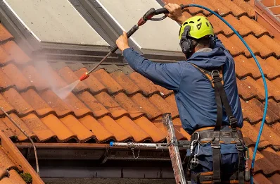 Démoussage et hydrofuge de toiture à Bréziers